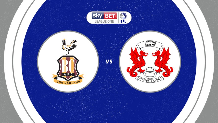 Bradford City vs Leyton Orient event artwork