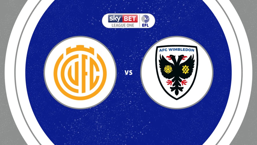 Cambridge United vs AFC Wimbledon event artwork