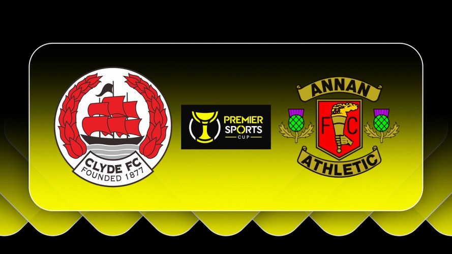 Clyde vs Annan Athletic event artwork