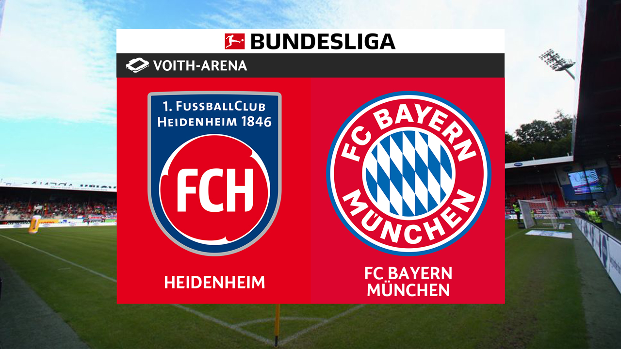 Kamp for FC Heidenheim vs Bayern Munich