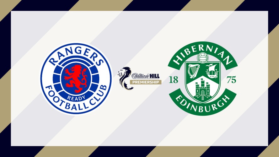 Rangers vs Hibernian event artwork