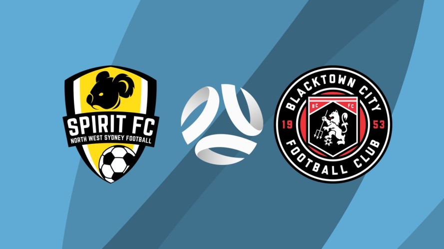 NWS Spirit vs Blacktown City event artwork