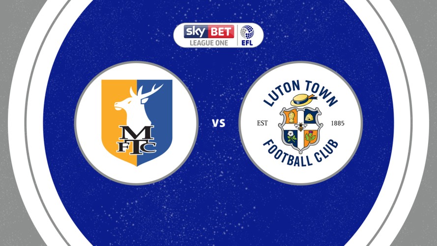 Mansfield Town vs Luton Town event artwork
