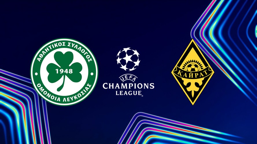 Omonia Nicosia vs Kairat Almaty event artwork