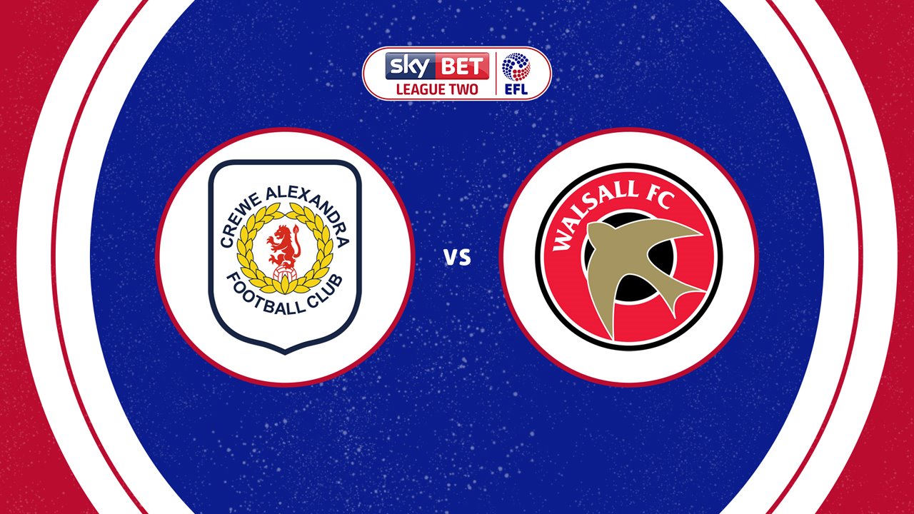 Crewe Alexandra vs Walsall