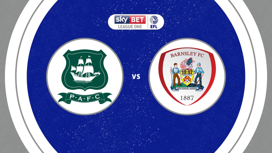 Plymouth Argyle vs Barnsley event artwork
