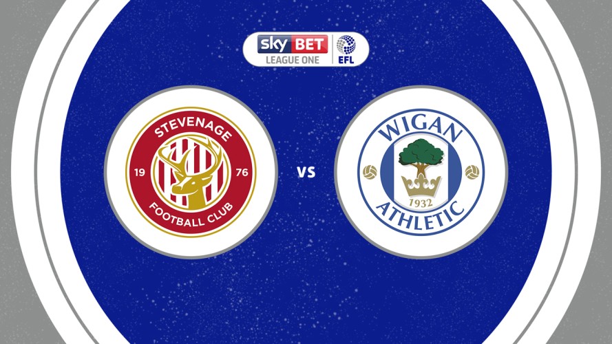 Stevenage vs Wigan Athletic event artwork