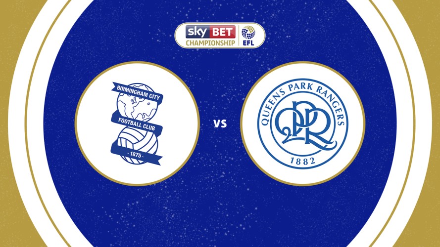 Birmingham City vs Queens Park Rangers event artwork