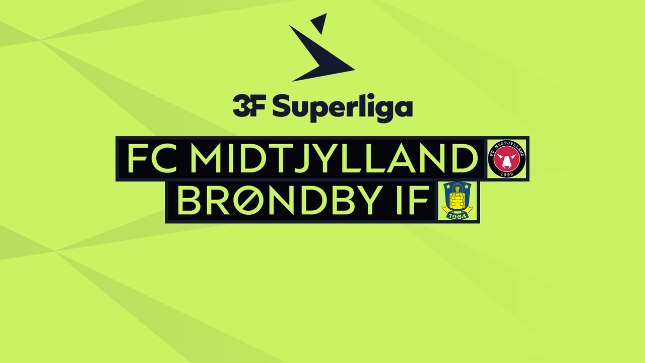 Kamp for FC Midtjylland vs Brøndby