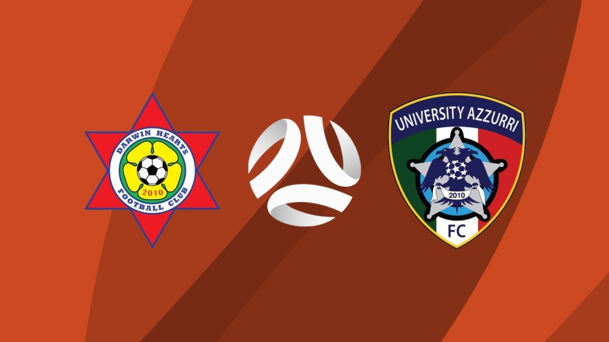 Darwin Hearts vs University Azzurri event artwork