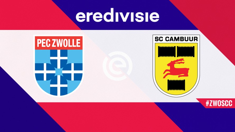 PEC Zwolle vs Cambuur event artwork