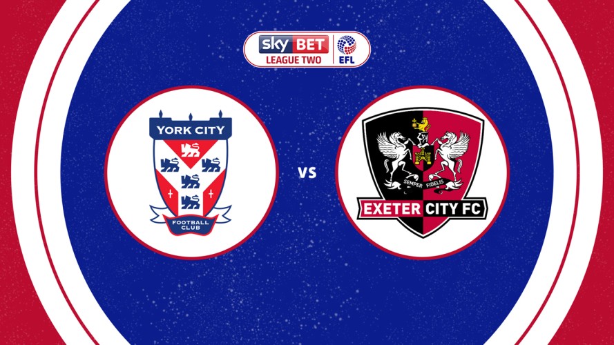 York City vs Exeter City event artwork
