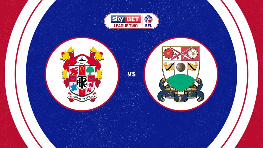Tranmere Rovers vs Barnet event artwork