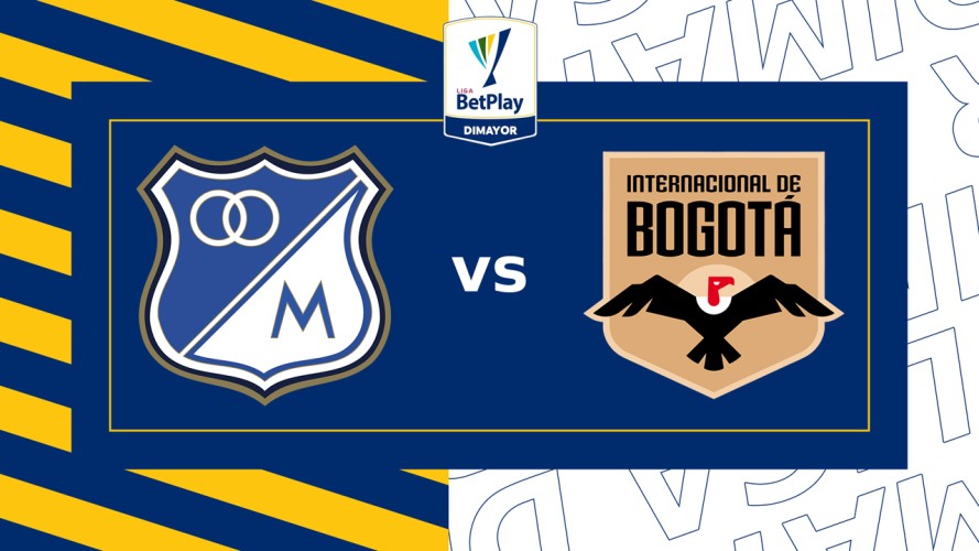 Millonarios vs Internacional de Bogotá event artwork