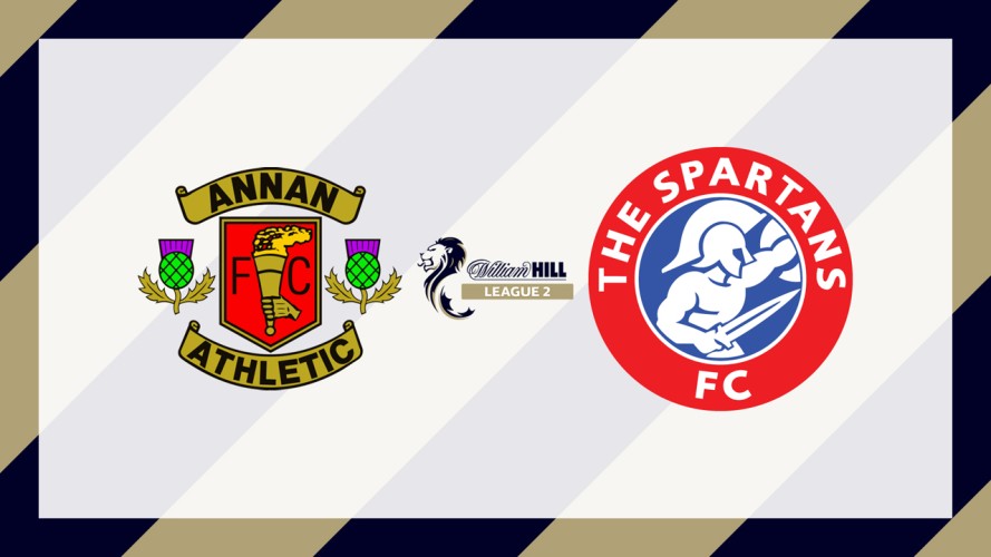 Annan Athletic vs The Spartans event artwork