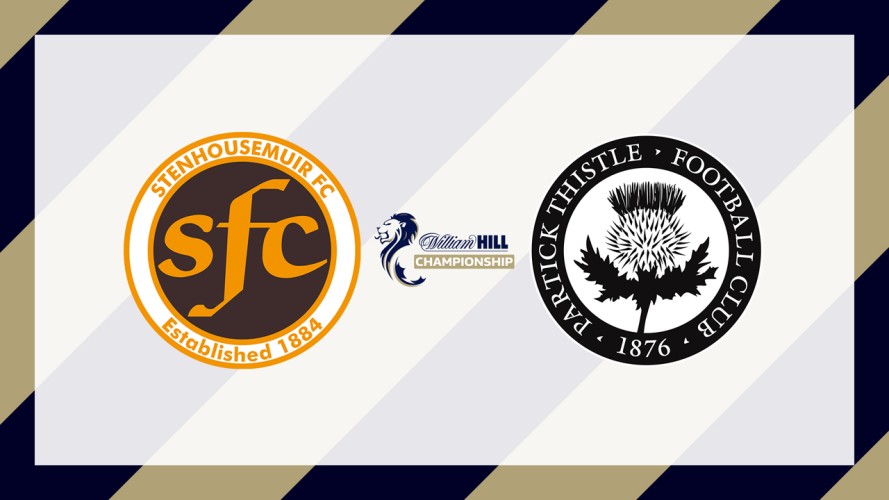 Stenhousemuir vs Partick Thistle event artwork