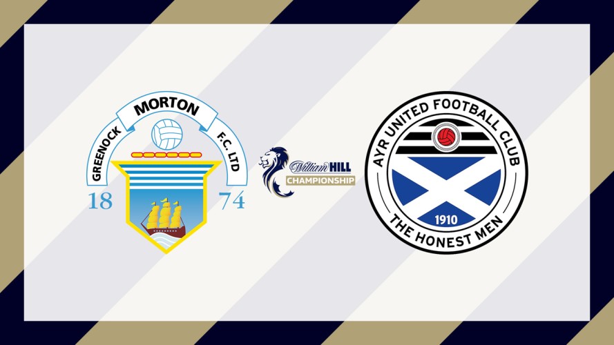 Greenock Morton vs Ayr United event artwork