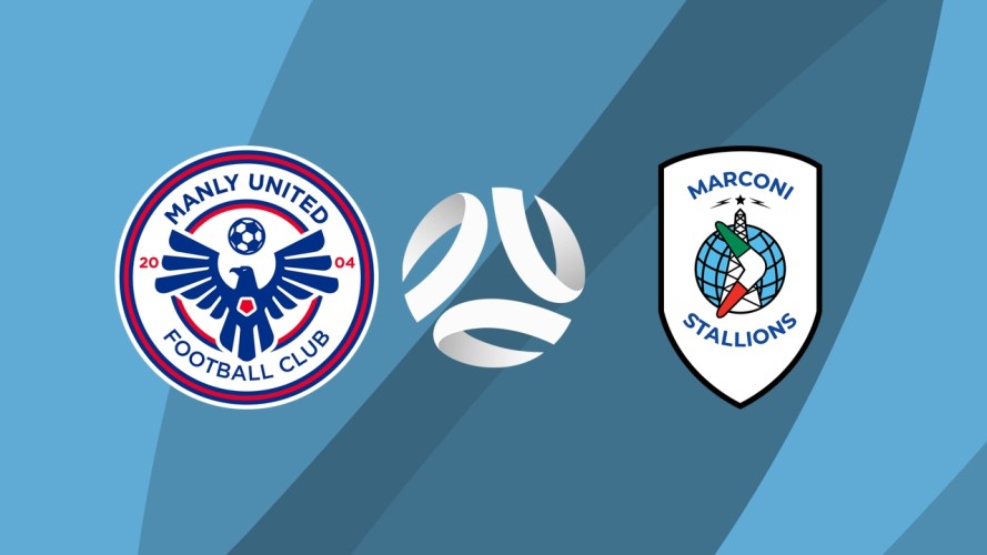Manly United vs Marconi Stallions event artwork
