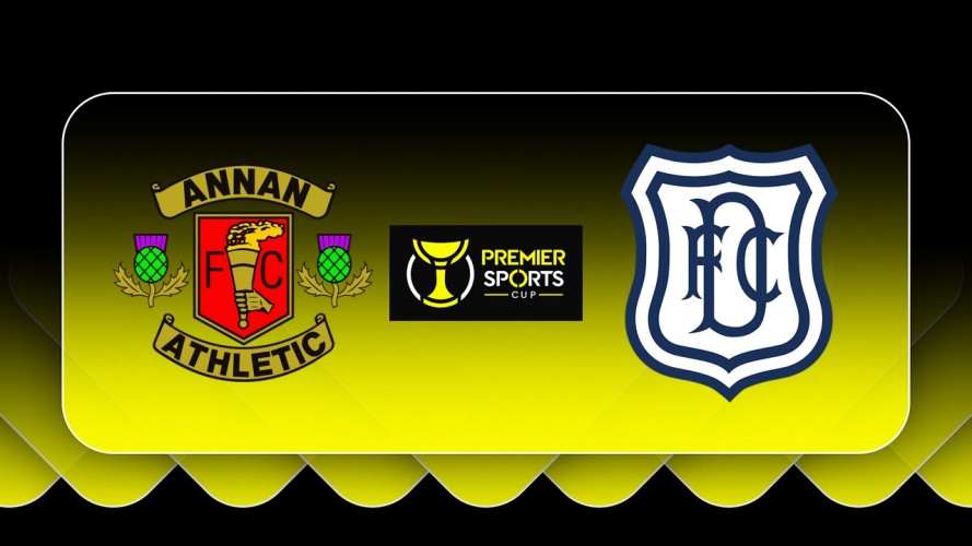 Annan Athletic vs Dundee event artwork