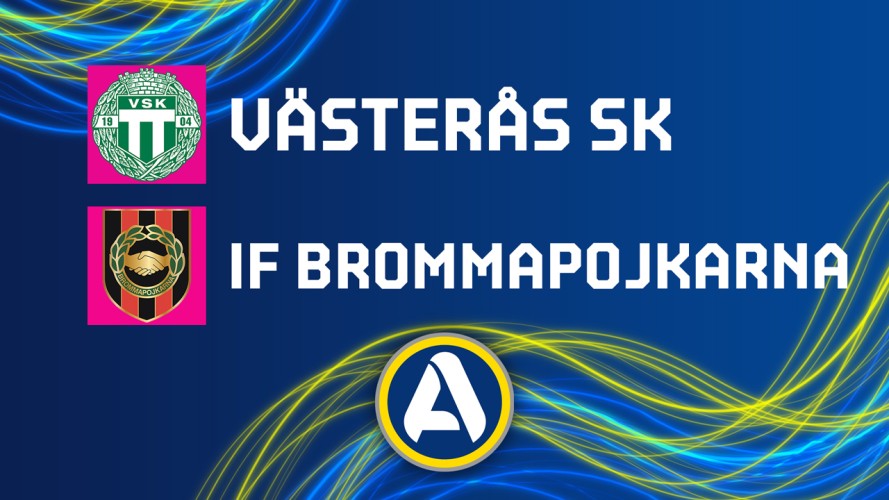 Västerås vs Brommapojkarna event artwork