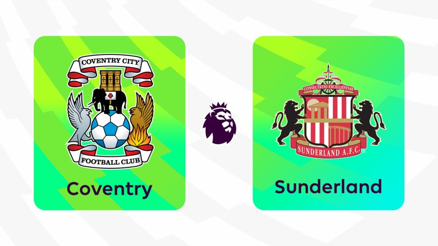 Coventry vs Sunderland event artwork