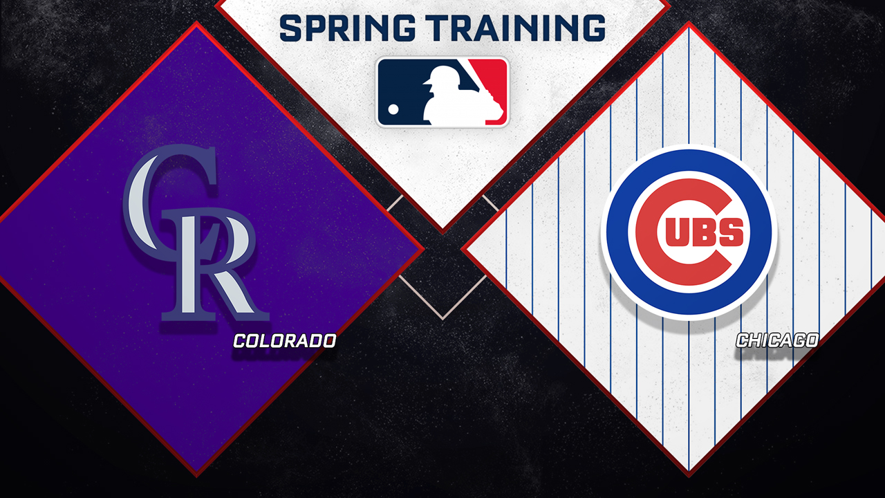 Colorado Rockies vs Chicago Cubs