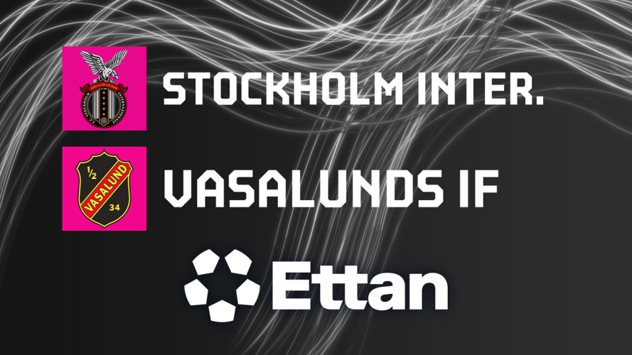 Stockholm Internazionale vs Vasalund event artwork