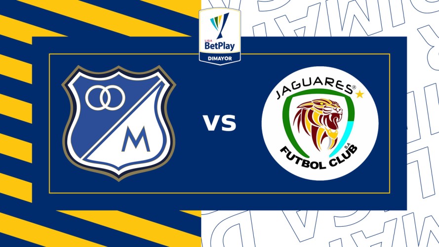 Millonarios vs Jaguares de Córdoba event artwork