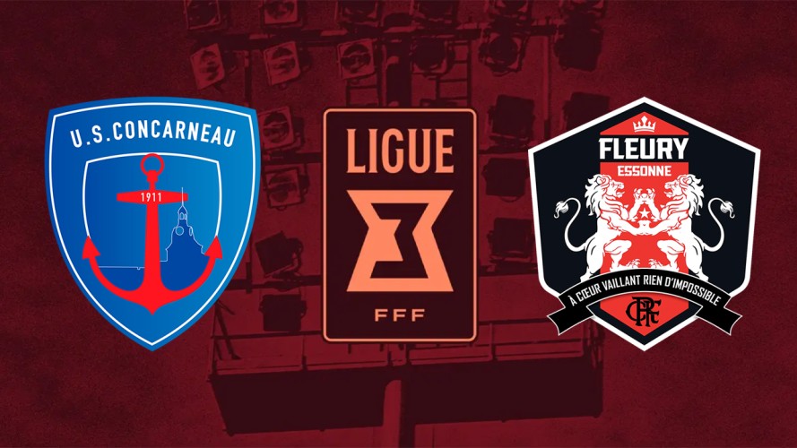 Concarneau vs Fleury event artwork