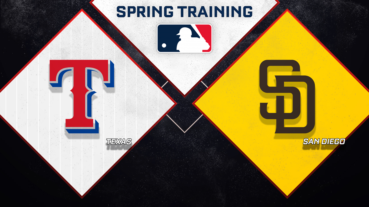 Texas Rangers vs San Diego Padres