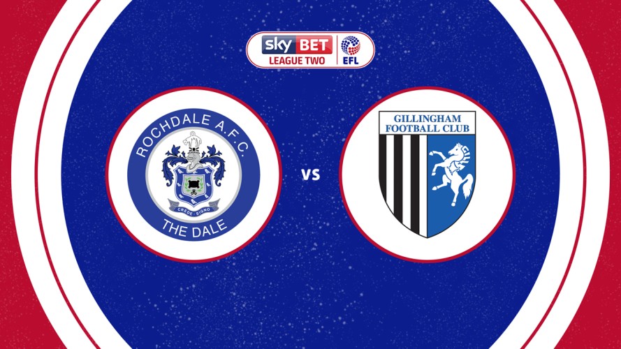Rochdale vs Gillingham event artwork