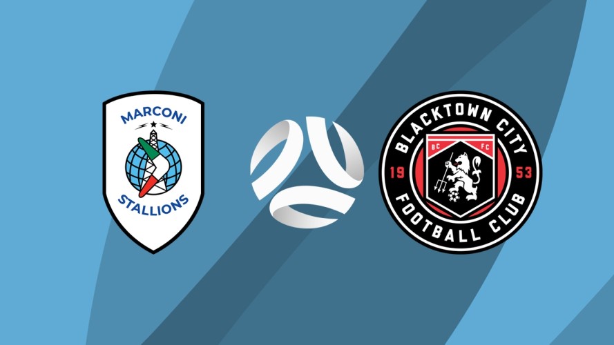 Marconi Stallions vs Blacktown City event artwork