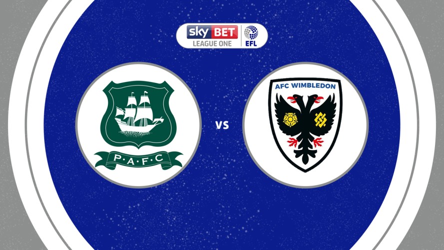 Plymouth Argyle vs AFC Wimbledon event artwork