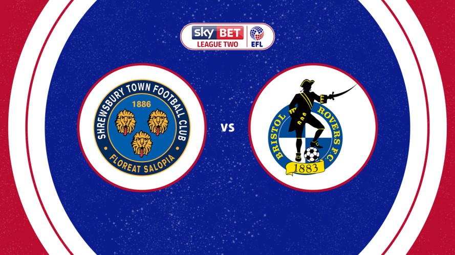 Shrewsbury Town vs Bristol Rovers event artwork
