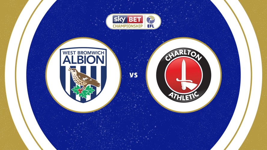 West Bromwich Albion vs Charlton Athletic event artwork