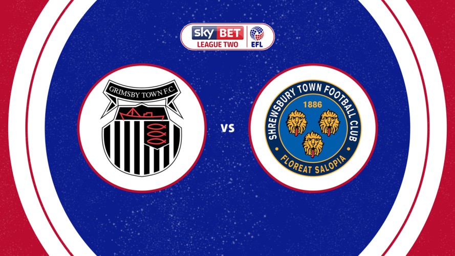 Grimsby Town vs Shrewsbury Town event artwork