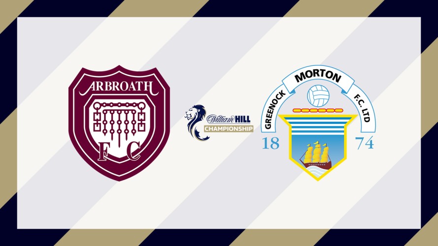 Arbroath vs Greenock Morton event artwork