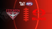 Essendon Bombers Women vs Gold Coast Suns Women thumbnail artwork