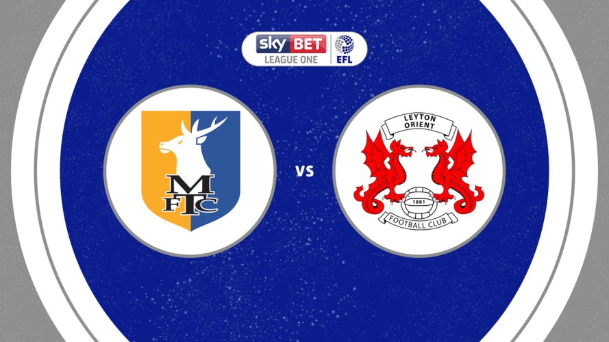 Mansfield Town vs Leyton Orient event artwork