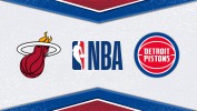 Miami Heat vs Detroit Pistons thumbnail artwork