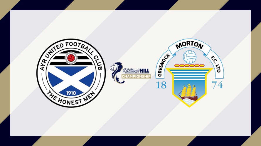 Ayr United vs Greenock Morton event artwork