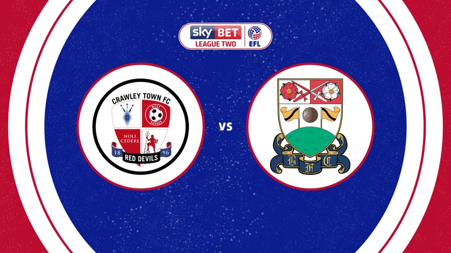 Crawley Town vs Barnet event artwork