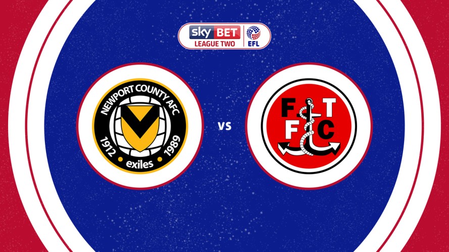 Newport County vs Fleetwood Town event artwork