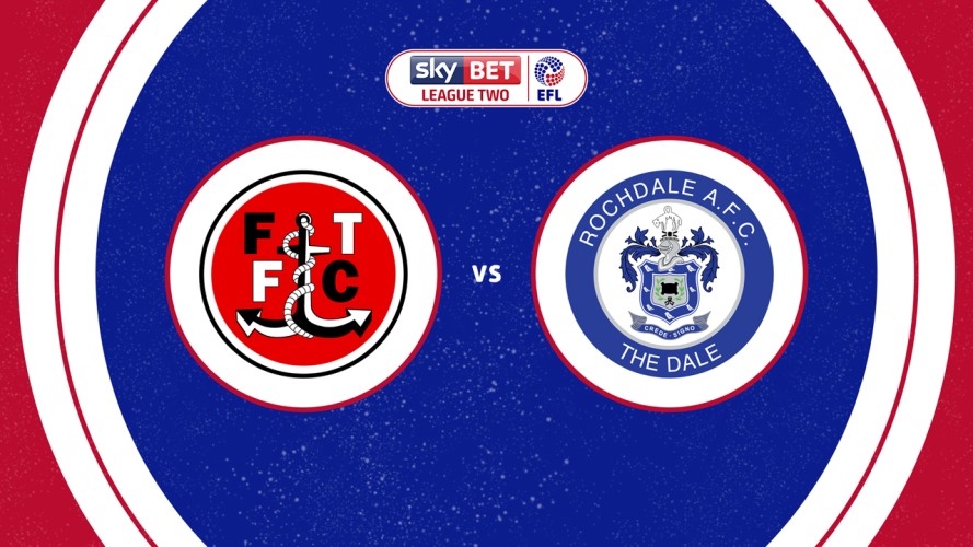 Fleetwood Town vs Rochdale event artwork