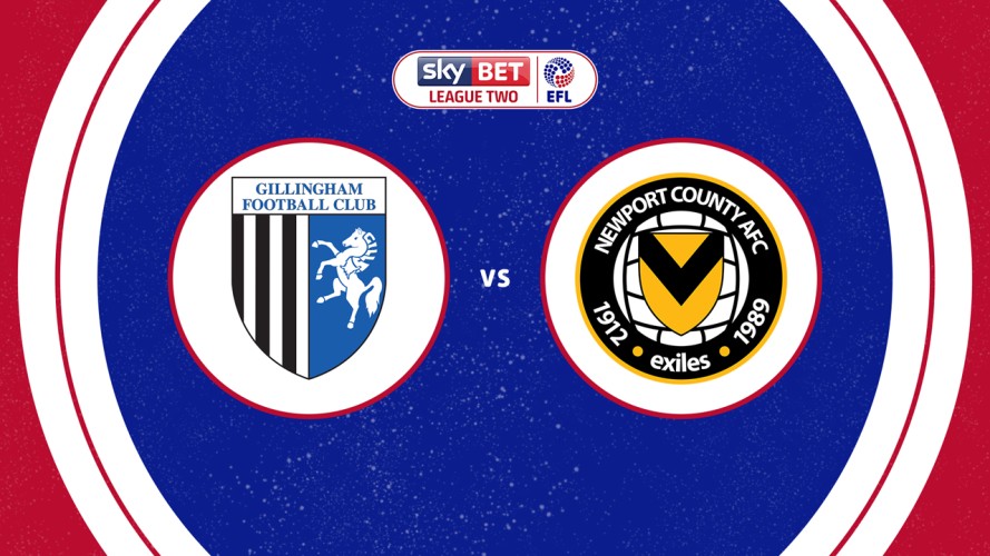 Gillingham vs Newport County event artwork