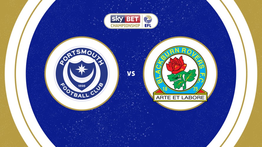 Portsmouth vs Blackburn Rovers event artwork