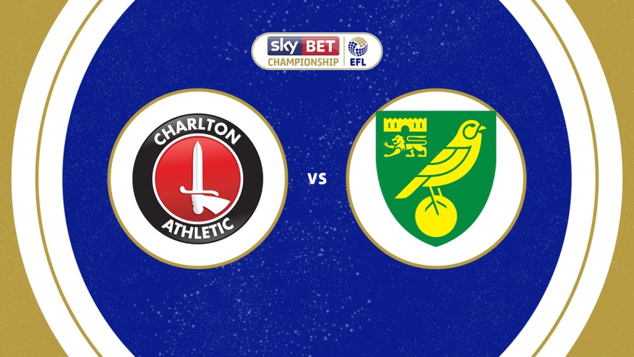 Charlton Athletic vs Norwich City event artwork