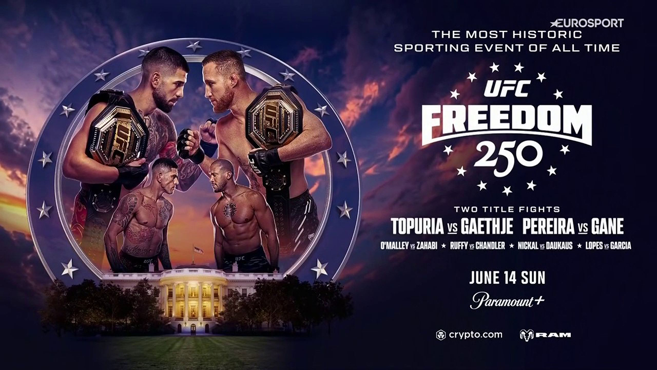 UFC Freedom 250 Topuria vs Gaethje