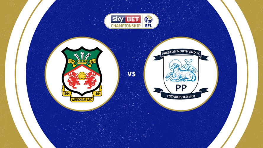 Wrexham vs Preston North End event artwork
