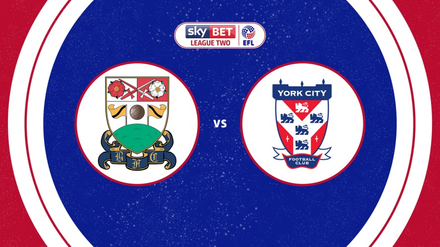 Barnet vs York City event artwork